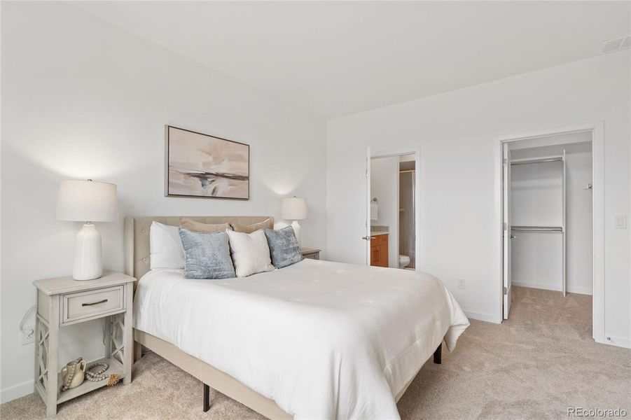 Furnished interior view inside a new home in , Denver (Image 13).