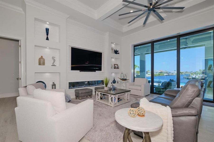 Furnished interior view inside a new home in , Cape Coral (Image 10).