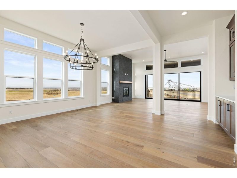 Spacious, unfurnished interior of a new home in RainDance, Windsor (Image 38).