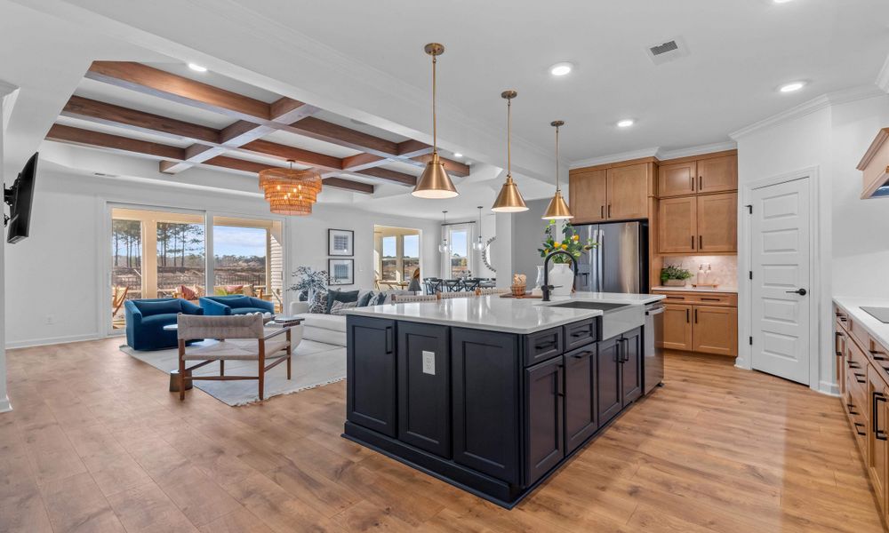 Representative furnished interior of a home built from the The Surfrider by Chesapeake Homes in The Willows, Loris (Image 6).