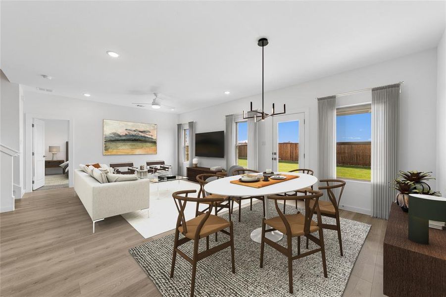 Furnished interior view inside a new home in Rolling Ridge, Van Alstyne (Image 19). Furnished interior view inside a new home in Rolling Ridge, Van Alstyne (Image 19).