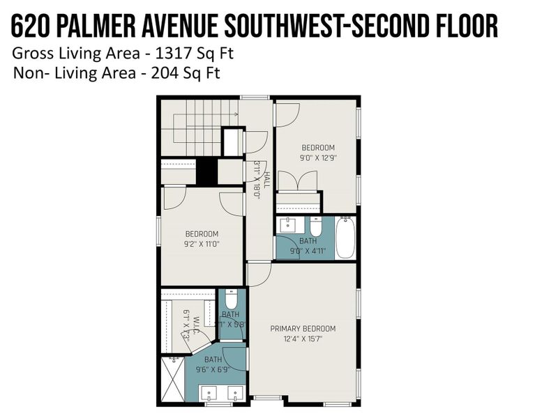 2D floor plan layout of this home in , Concord, NC (Image 4).
