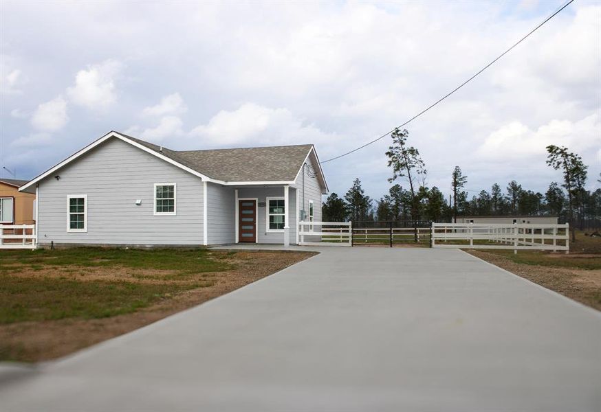 Front exterior of the house