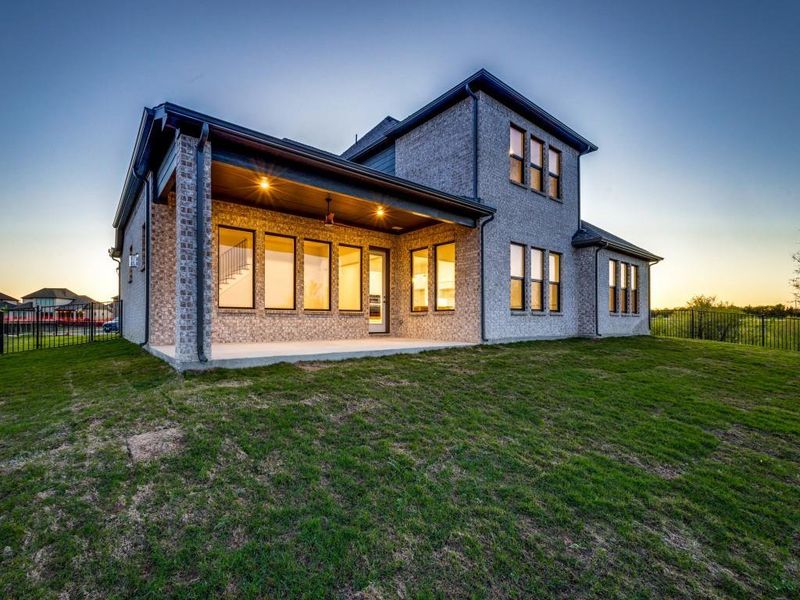 Exterior details and patio area of a home in , McKinney (Image 2).