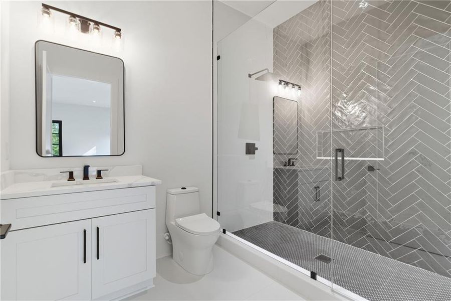 Furnished interior view inside a new home in , Alpharetta (Image 14).