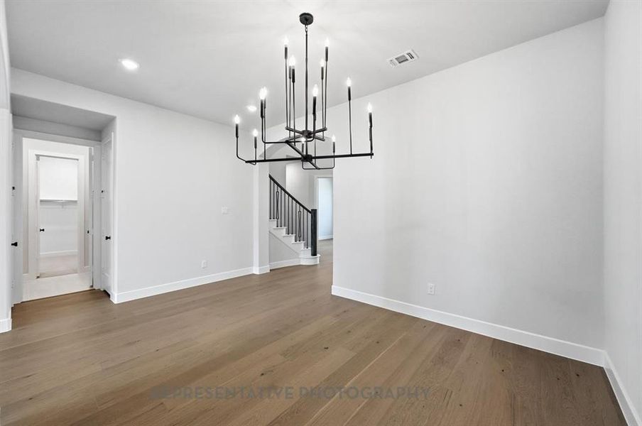 Spacious, unfurnished interior of a new home in Star Trail: 65ft. lots, Prosper (Image 30). Spacious, unfurnished interior of a new home in Star Trail: 65ft. lots, Prosper (Image 30).