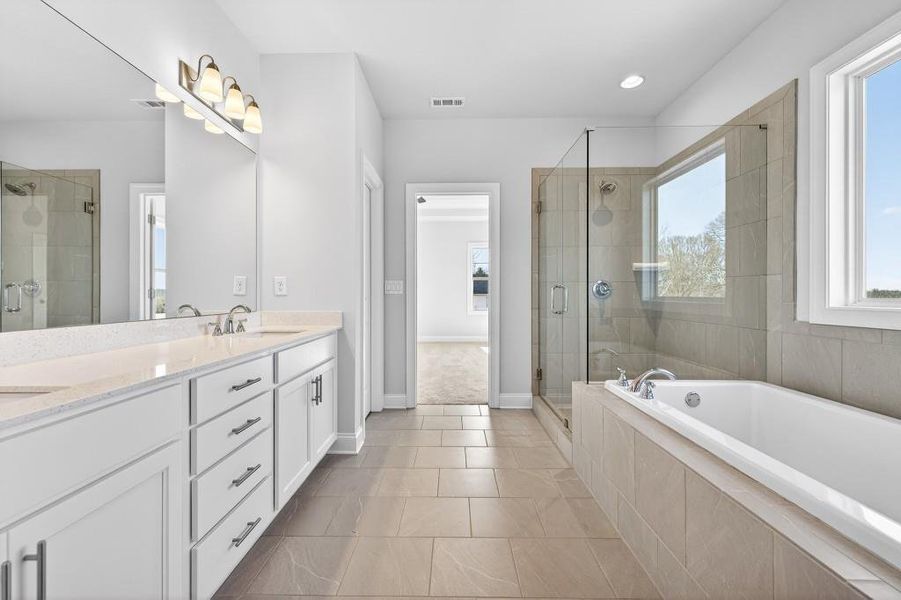 Furnished interior view inside a new home in Hemingway, Flowery Branch (Image 16).