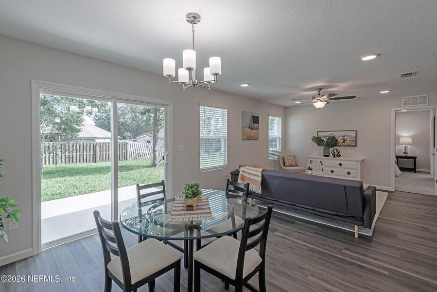 Furnished interior view inside a new home in , Jacksonville (Image 25).
