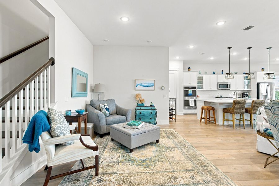 Furnished interior view inside a new home in , Summerville (Image 9). Furnished interior view inside a new home in , Summerville (Image 9).