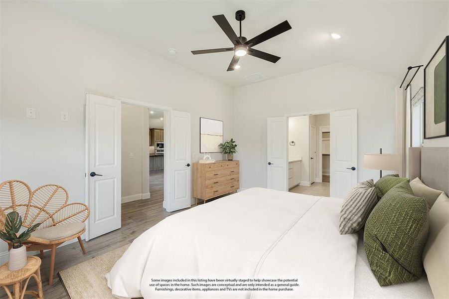 Furnished interior view inside a new home in Mockingbird Hills 60-65, Joshua (Image 11).