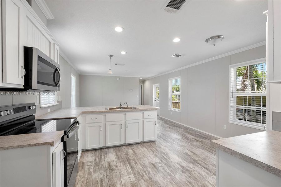 Furnished interior view inside a new home in , Dania Beach (Image 7).