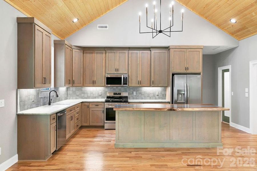 Furnished interior view inside a new home in , Brevard (Image 14).