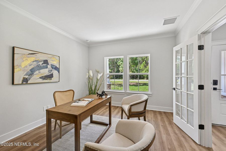 Furnished interior view inside a new home in , Fernandina Beach (Image 41).