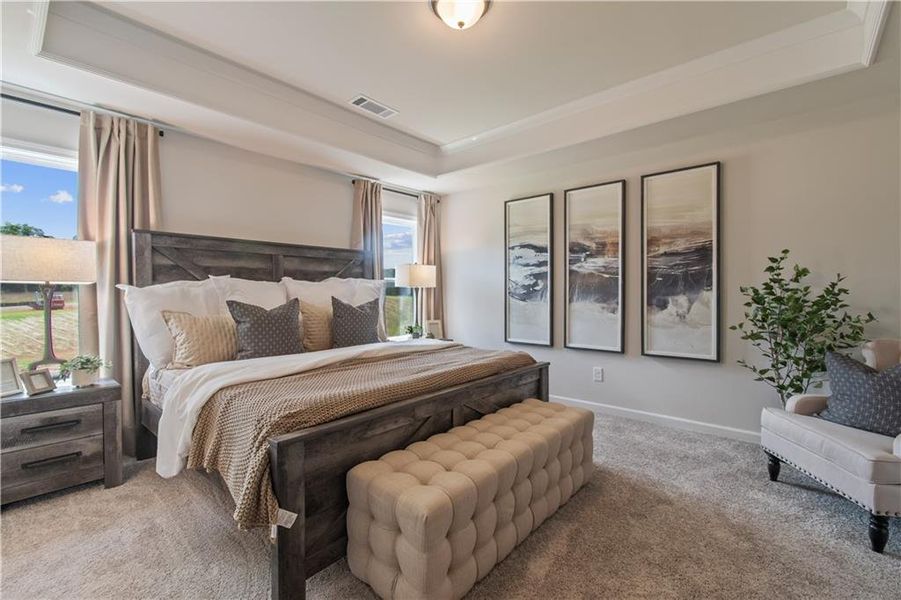 Furnished interior view inside a new home in Kentmere, Auburn (Image 42).