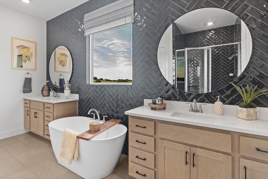 Furnished interior view inside a new home in Broken Oak, Georgetown (Image 34).