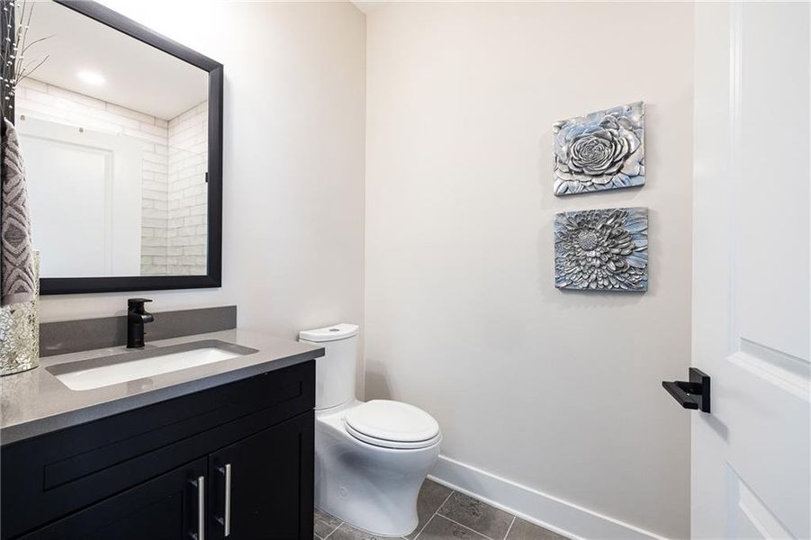 Furnished interior view inside a new home in , Atlanta (Image 61).
