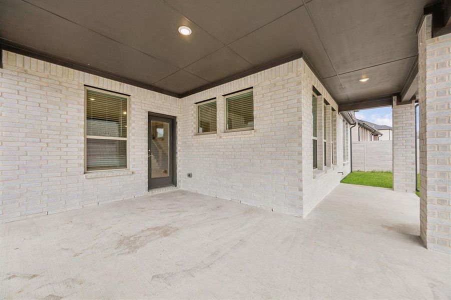 Exterior details and patio area of a home in , McKinney (Image 19). Exterior details and patio area of a home in , McKinney (Image 19).