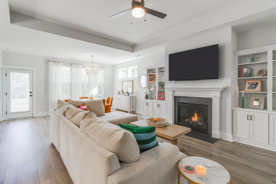 Representative furnished interior of a home built from the Cumberland - Vanguard Collection by Mungo Homes in Cornerstone, Anderson (Image 7).