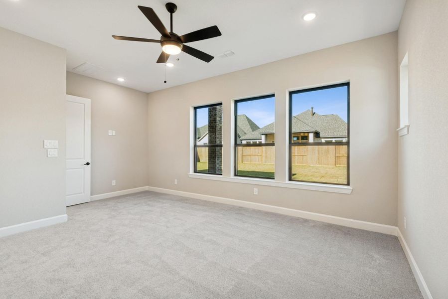 Spacious, unfurnished interior of a new home in Riceland 60’ Homesites, Mont Belvieu (Image 28). Spacious, unfurnished interior of a new home in Riceland 60’ Homesites, Mont Belvieu (Image 28).