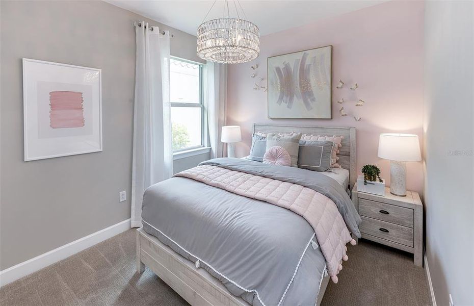Furnished interior view inside a new home in BeachWalk by Manasota Key, Englewood (Image 18).