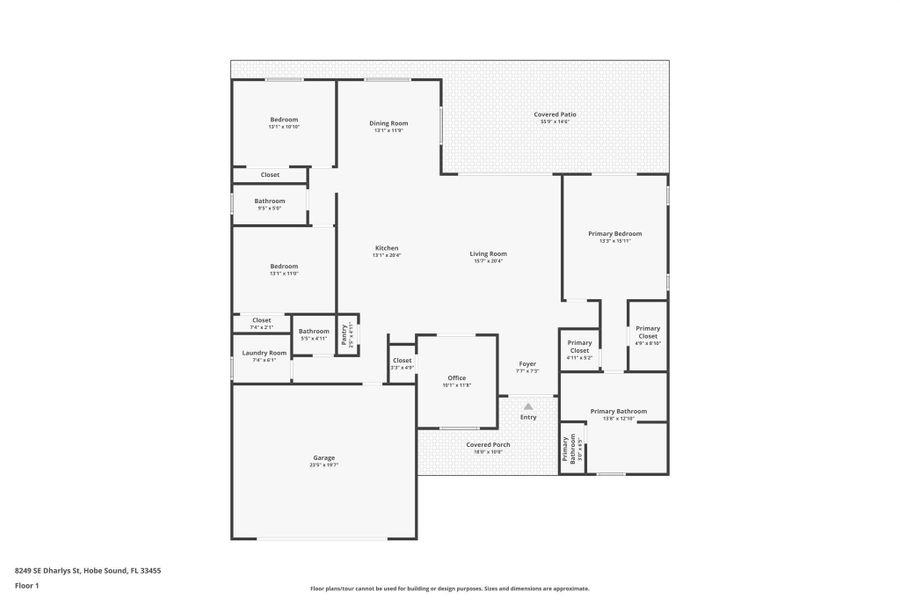 2D floor plan layout of this home in , Hobe Sound, FL (Image 4). 2D floor plan layout of this home in , Hobe Sound, FL (Image 4).