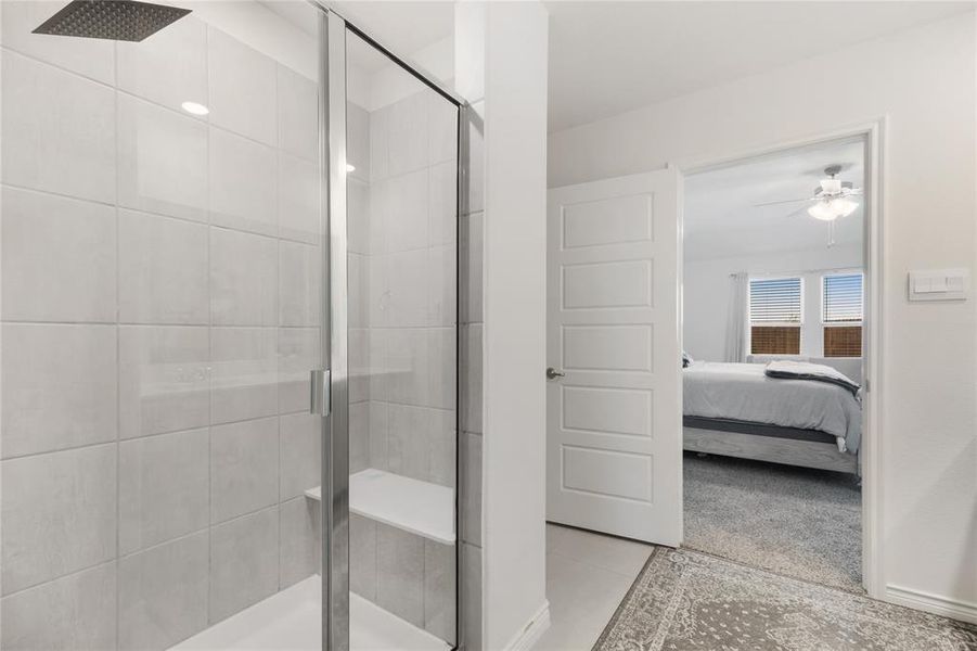 Furnished interior view inside a new home in , Aubrey (Image 9).