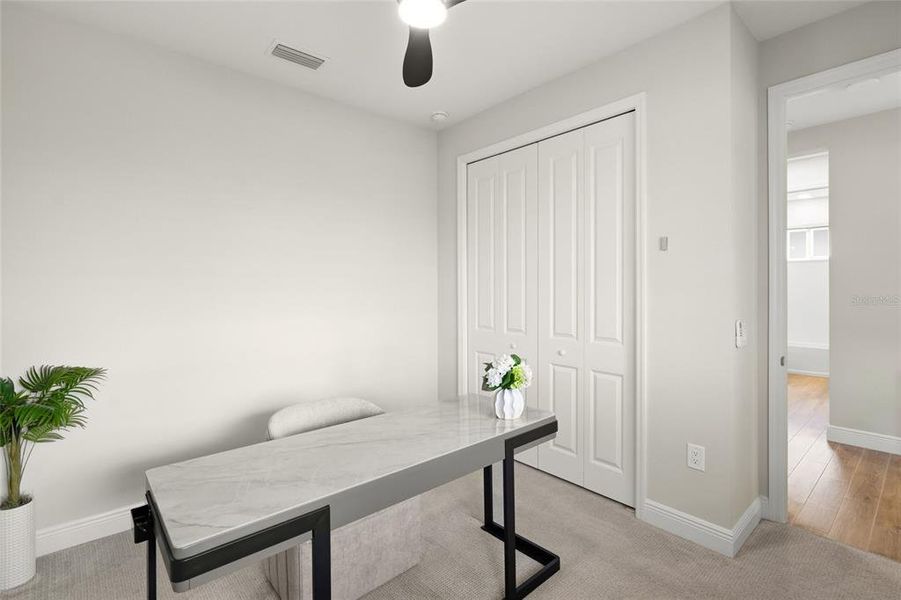 Furnished interior view inside a new home in LakeHouse Cove at Waterside, Sarasota (Image 13). Furnished interior view inside a new home in LakeHouse Cove at Waterside, Sarasota (Image 13).