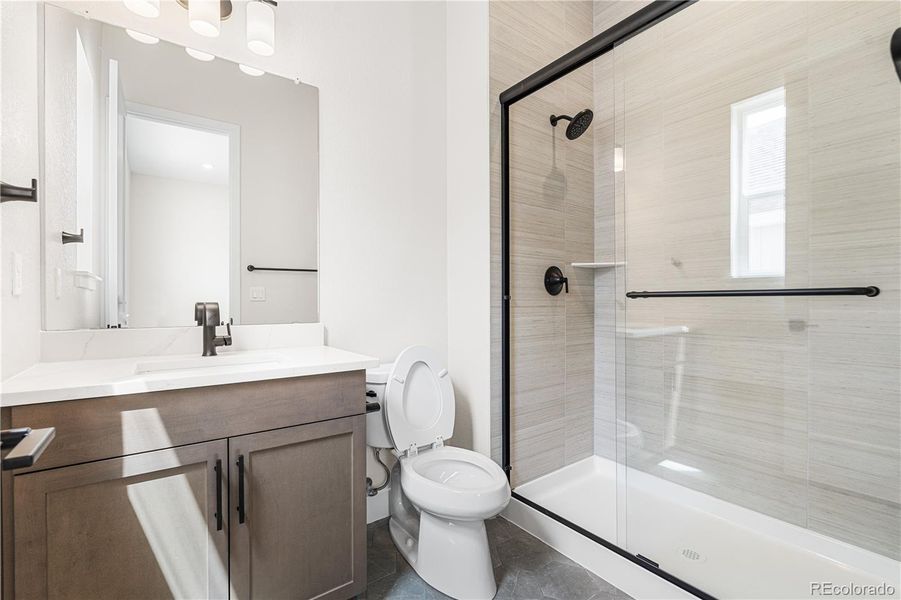 Furnished interior view inside a new home in Retreat at The Canyons, Castle Pines (Image 17).