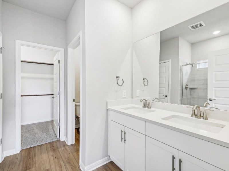 Photo is not of the actual home, but is an inspirational photo of builder’s model home and may depict options, furnishings, and/or decorator features that are not included