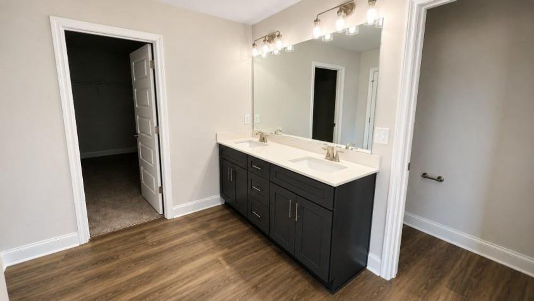 Furnished interior view inside a new home in Habersham Meadows, Demorest (Image 8).