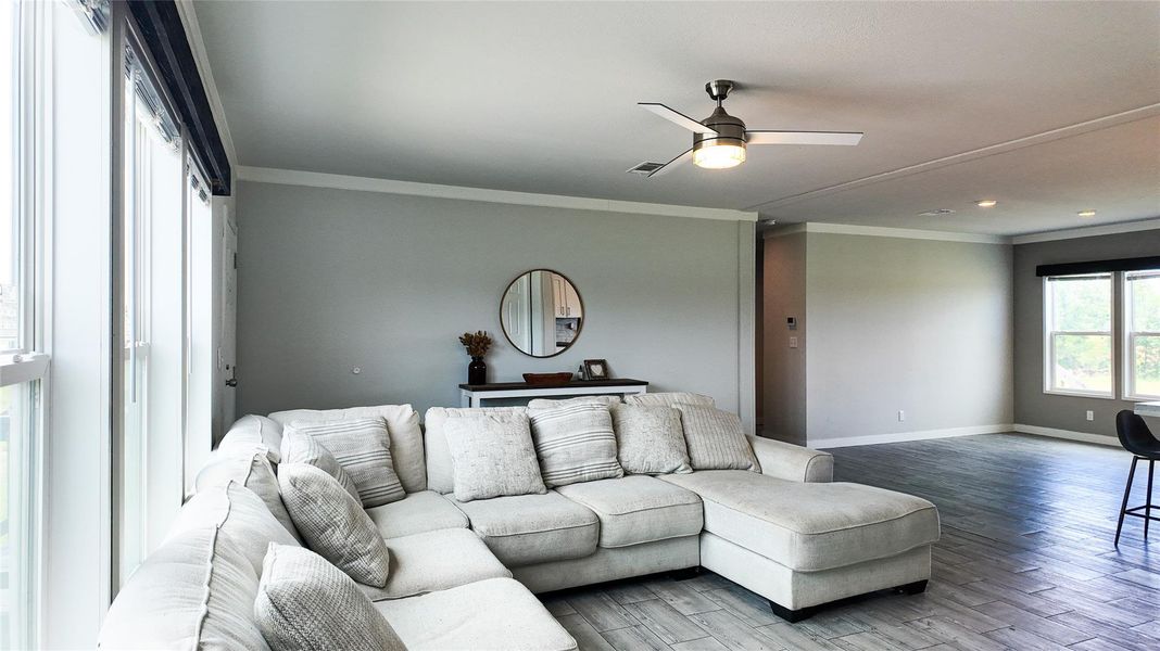 Furnished interior view inside a new home in , Dale (Image 8). Furnished interior view inside a new home in , Dale (Image 8).