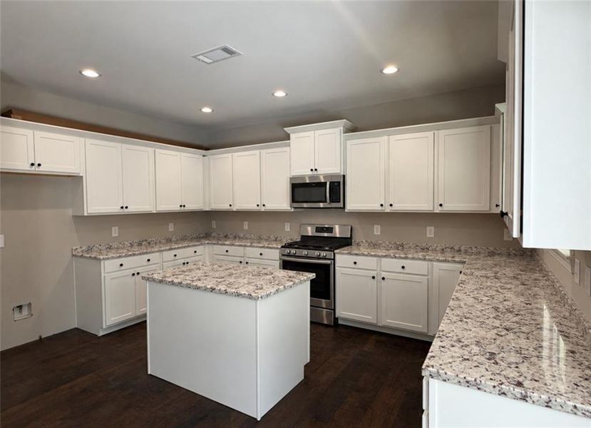 Furnished interior view inside a new home in , White (Image 5).