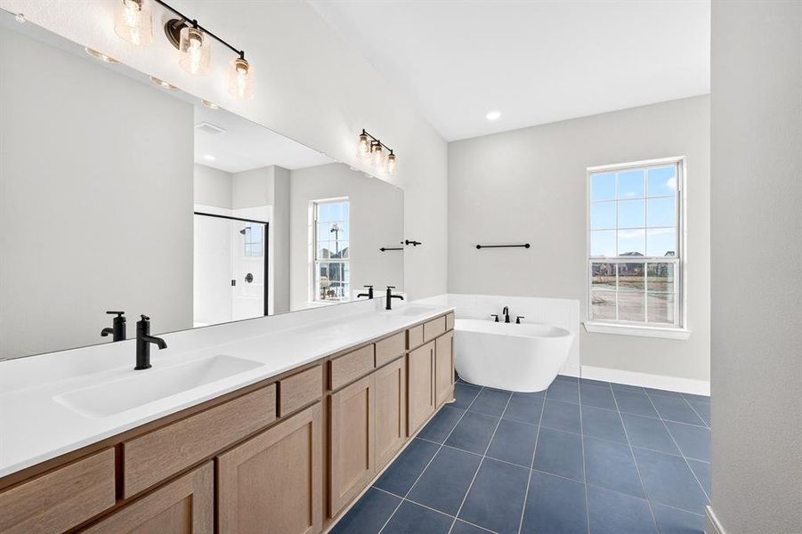 Furnished interior view inside a new home in Elements at Viridian - Signature Series, Arlington (Image 11).