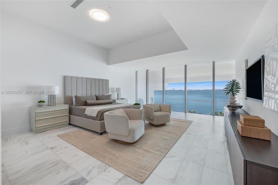 Furnished interior view inside a new home in , Miami (Image 16).