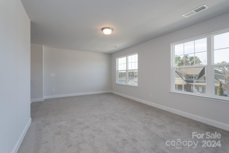 Upstairs Bonus Room. Photo representation. Colors and options will differ.