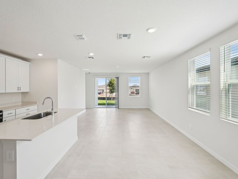 Spacious, unfurnished interior of a new home in Villamar - Classic Series, Winter Haven (Image 6). Spacious, unfurnished interior of a new home in Villamar - Classic Series, Winter Haven (Image 6).