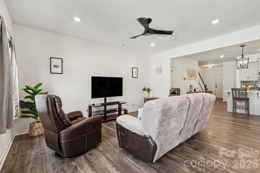 Furnished interior view inside a new home in , Clover (Image 29).