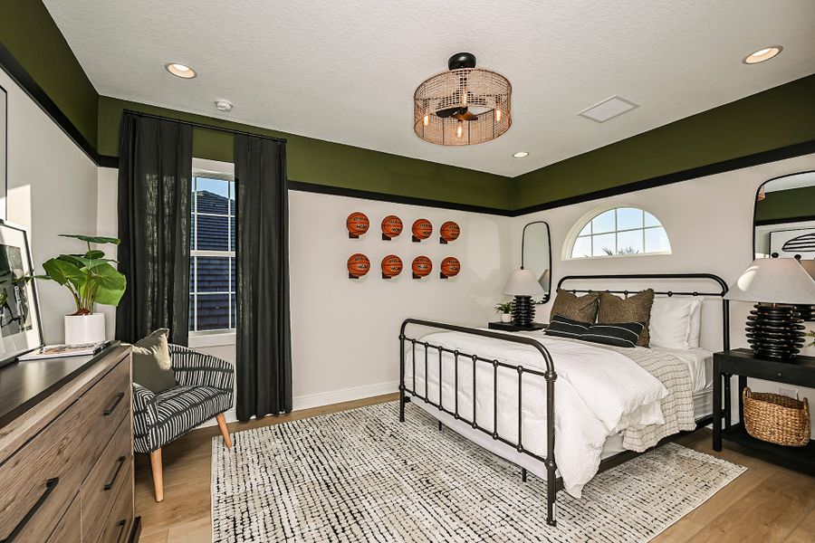 Representative furnished interior of a home built from the Key Largo II by Homes by WestBay in Oakfield, Parrish (Image 20).
