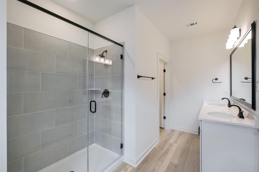 Furnished interior view inside a new home in Aldeana, Bonney (Image 8).