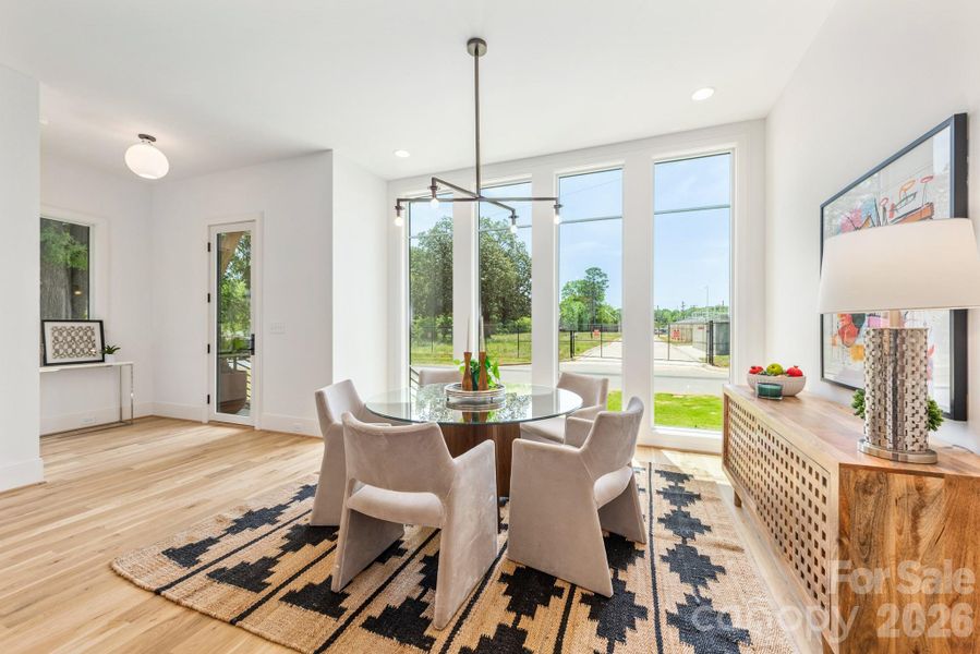 Furnished interior view inside a new home in , Charlotte (Image 15).