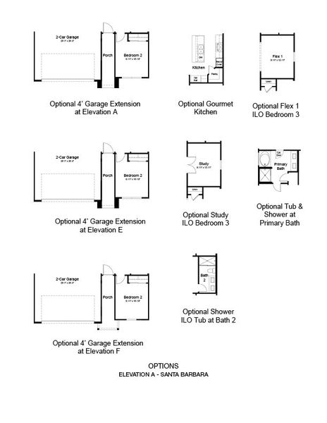 2D floor plan layout of this home in Artisan at Asante, Surprise, AZ (Image 4).