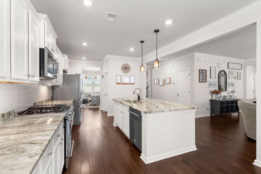 Furnished interior view inside a new home in The Ponds, Summerville (Image 14). Furnished interior view inside a new home in The Ponds, Summerville (Image 14).