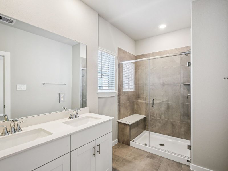 Furnished interior view inside a new home in Pinewood Trails - City Series, Atascocita (Image 11).