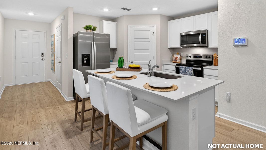 Furnished interior view inside a new home in Hansen Creek, Jacksonville (Image 7).