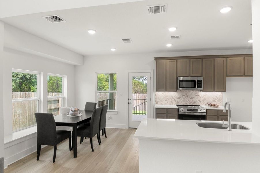 Furnished interior view inside a new home in Grande Estates, Bertram (Image 31). Furnished interior view inside a new home in Grande Estates, Bertram (Image 31).