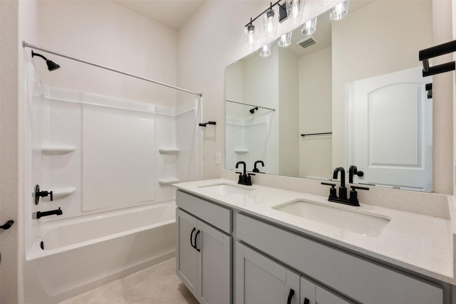 Furnished interior view inside a new home in Berry Creek Highlands, Georgetown (Image 8).