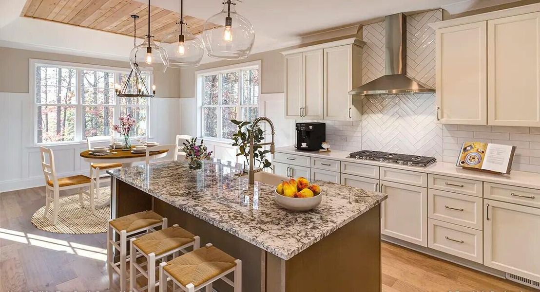 Furnished interior view inside a new home in , Summerville (Image 8).