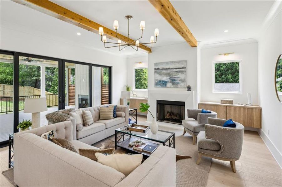 Furnished interior view inside a new home in , Brookhaven (Image 16). Furnished interior view inside a new home in , Brookhaven (Image 16).