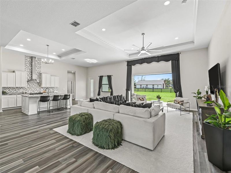 Furnished interior view inside a new home in , Ocala (Image 21).