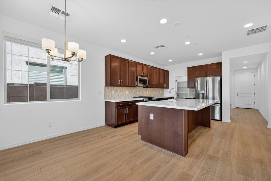 Furnished interior view inside a new home in La Mira, Mesa (Image 11). Furnished interior view inside a new home in La Mira, Mesa (Image 11).